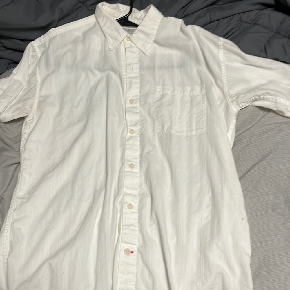 Men’s Large All white summer lightweight very comfortable
